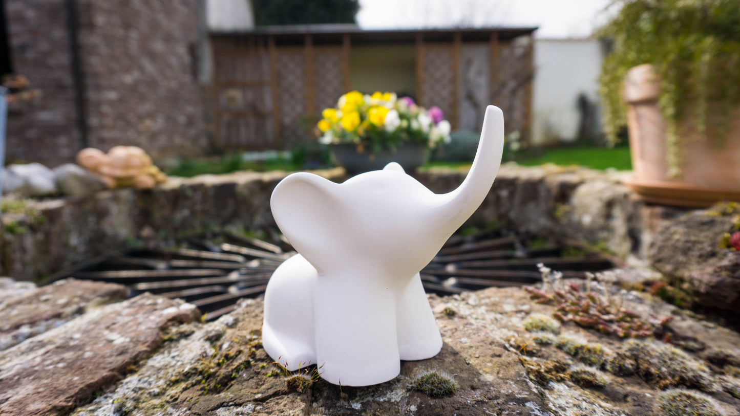 Keramik Glücks Elefant