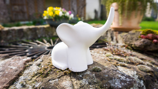 Keramik Glücks Elefant